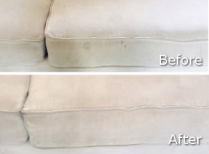 Before and After Sofa Cleaning